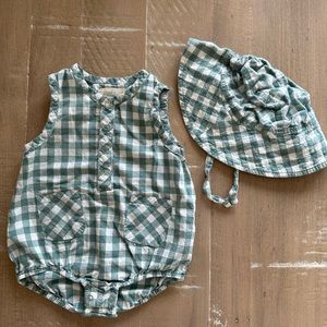 Pehr Ginghim Onsie Set